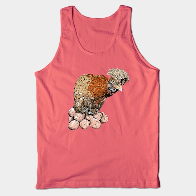 Get off my Eggs! Tank Top by KevinExley